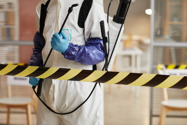 Professional Blood Cleanup technician working in Maplewood, NJ